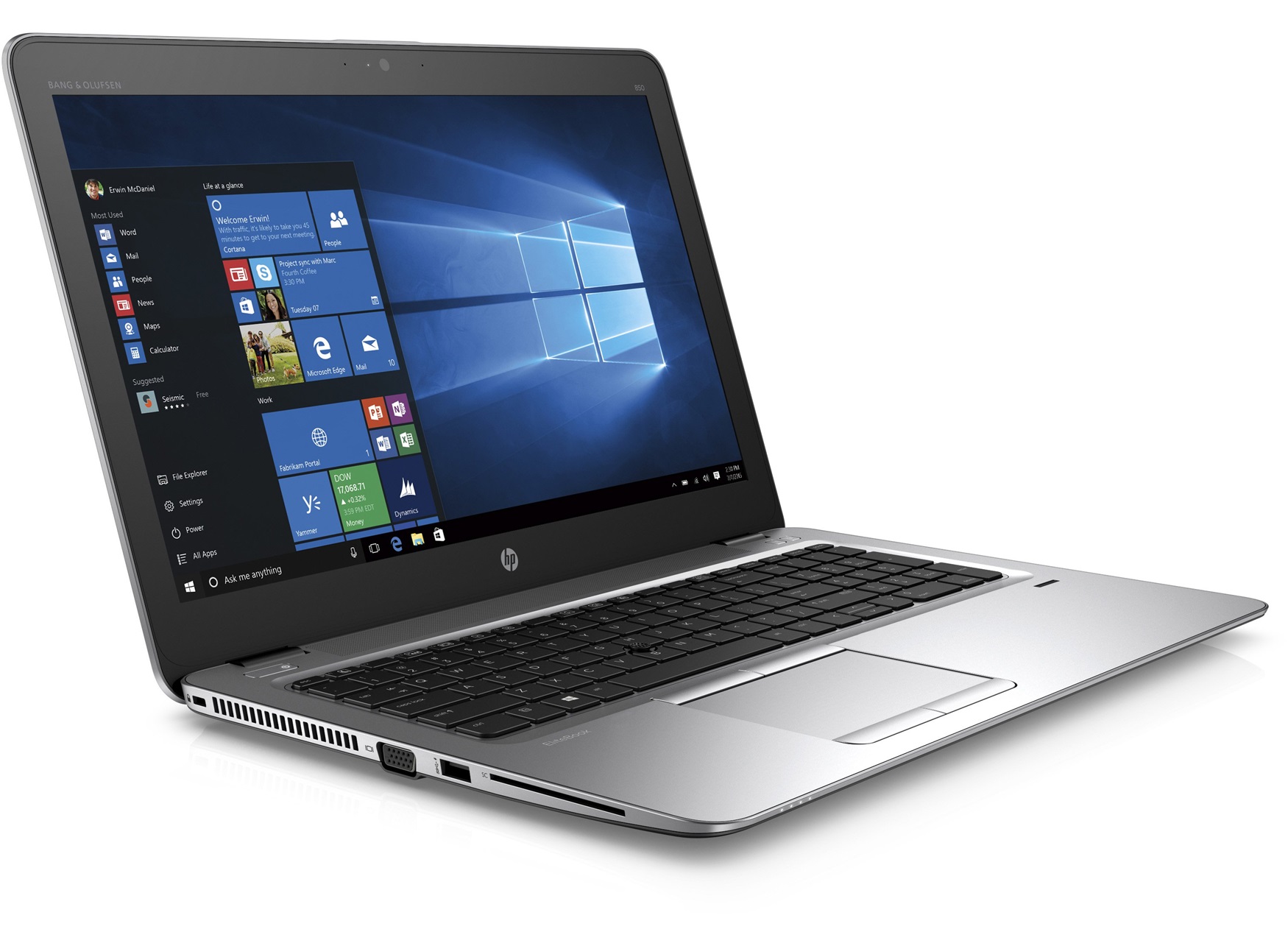 Portátil HP Elitebook 850 G3 GRADO B tecl. num. (Intel Core i5 6300U 2.40GHz/8GB/256SSD-M.2/15.6FHD/NO-DVD/W10P) Preinstalado