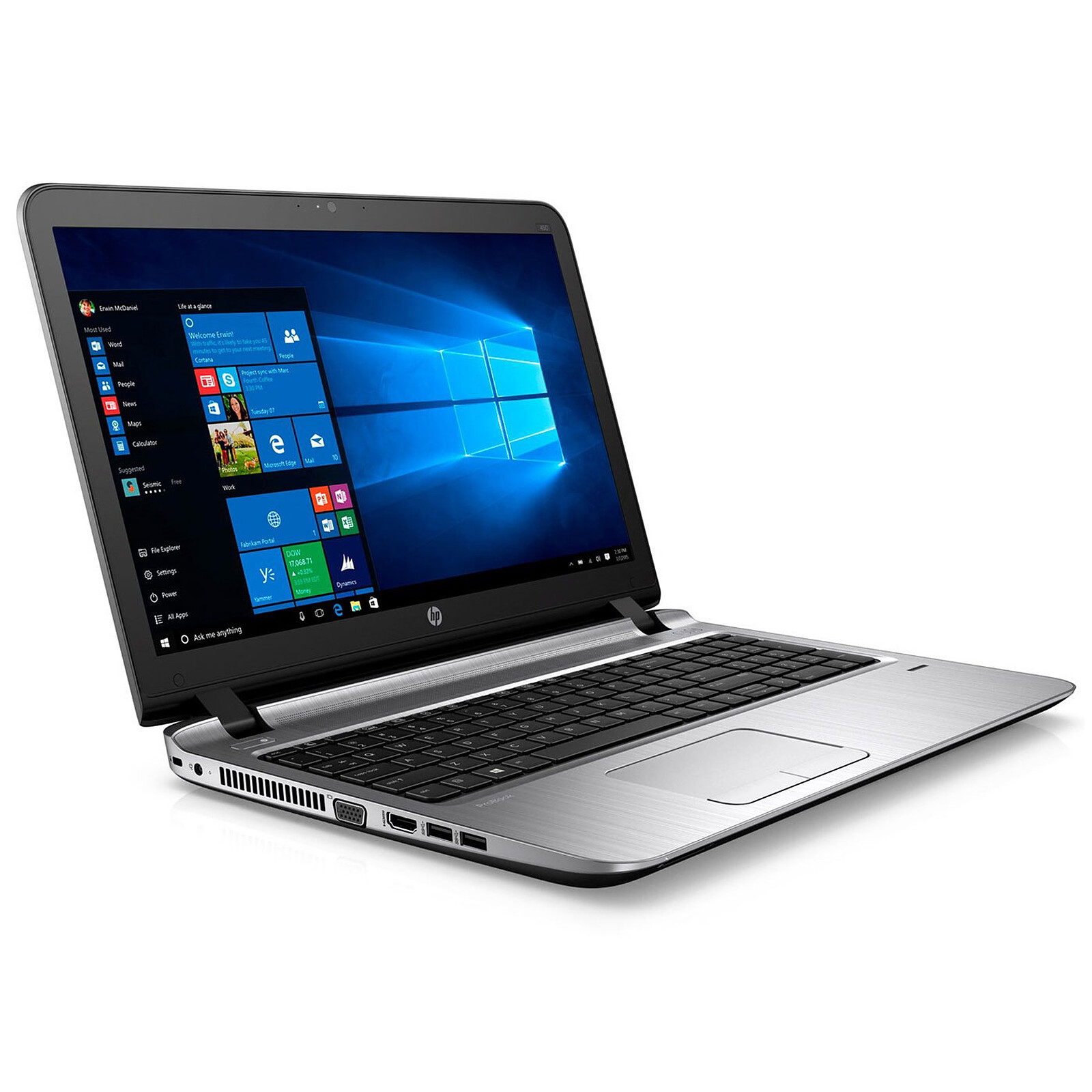 Portátil HP ProBook 450 G3 GRADO B tecl. num. Portugués (Intel Core i5 6200U 2.30GHz/8GB/256SSD/15.6HD/DVD/W10P) Preinstalado