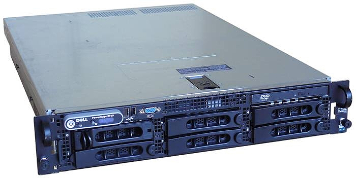 Servidor Dell PowerEdge 2950 Rack 19 B GRADO B (Intel xeon E5320 1.86Ghz/4GB/2x500GB/DVD/WSVR)